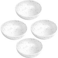 Purely Home Terrazzo Melamine Bowls - Set Of 4, White