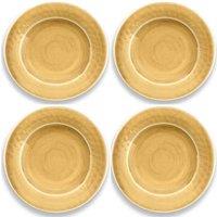 Purely Home Crackle Gold Melamine Dinner Plates - Set Of 4