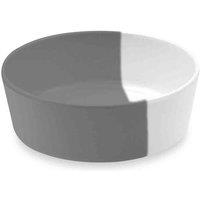 Purely Home Dual Grey Bowl Medium, Grey