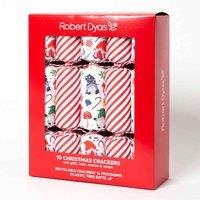 Robert Dyas 10 Gonk Christmas Crackers, Multi