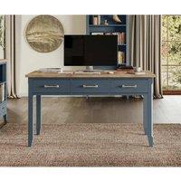 Molly and Milo London Cobalt Crest Collection - Executive Desk, Blue