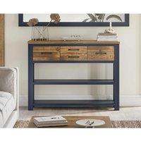 Molly and Milo London Azure Essence Creations - Low Bookcase Console, Blue