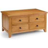 Julian Bowen Astoria 4 Drawer Coffee Table, Brown