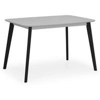 Julian Bowen Casa Rectangular Dining Table - Grey Black, Grey
