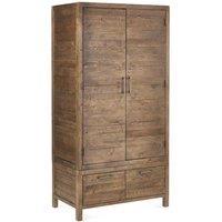 Julian Bowen Heritage 2 Door Wardrobe, Brown