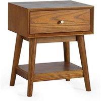 Julian Bowen Lowry 1 Drawer Sidetable, Brown