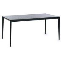 Julian Bowen Miami Rectangular Stone Top Dining Table - Slate Grey, Grey