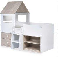 Julian Bowen Orpheus Midsleeper - Pale Wood and White, Brown