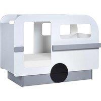 Julian Bowen Tourer Caravan Bed - Vapor Grey and White, Grey
