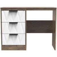Welcome Furniture Ready Assembled Las Vegas Vanity In White Matt & Vintage Oak, White