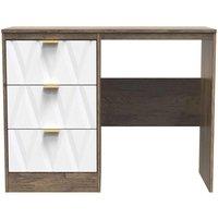Welcome Furniture Ready Assembled Las Vegas Vanity In White Matt & Vintage Oak, White