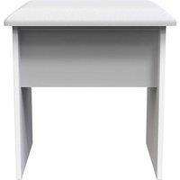 Welcome Furniture Ready Assembled Norfolk Stool In White Ash & Bardolino Oak, White