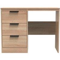 Welcome Furniture Ready Assembled Nashville Vanity In Bardolino Oak, Brown