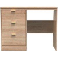 Welcome Furniture Ready Assembled Nashville Vanity In Bardolino Oak, Brown