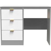 Welcome Furniture Ready Assembled Nashville Vanity In White Matt & Dusk Grey, White
