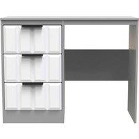 Welcome Furniture Ready Assembled New York Vanity In White Matt & Dusk Grey, White
