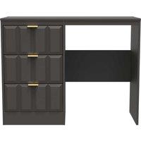 Welcome Furniture Ready Assembled New York Vanity In Graphite, Grey
