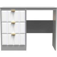 Welcome Furniture Ready Assembled New York Vanity In White Matt & Dusk Grey, White