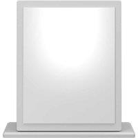 Welcome Furniture Ready Assembled Sussex Small Mirror In Grey Ash & Bardolino Oak, Grey