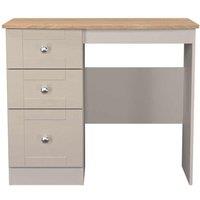 Welcome Furniture Ready Assembled Sussex Vanity In Kashmir Ash & Bardolino Oak, Cream