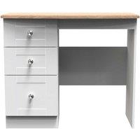 Welcome Furniture Ready Assembled Sussex Vanity In White Ash & Bardolino Oak, White