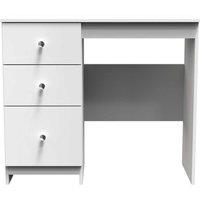 Welcome Furniture Ready Assembled Yarmouth Vanity In White & White, White