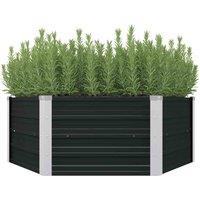 vidaXL Raised Garden Bed Anthracite 129x129x45 cm, Grey