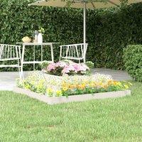 vidaXL Planter White 110x110x27 cm, White