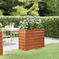 vidaXL Garden Raised Bed Rusty 100x40x77 cm Corten Steel, Brown