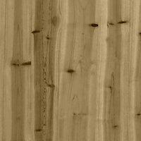 vidaXL Garden Planters 2pc Impregnated Wood Pine, Brown