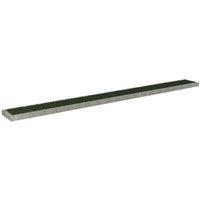 vidaXL Gabion Raised Bed Galvanised Steel 1000x100x20 cm, Silver