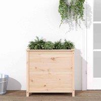 vidaXL Garden Planter 82.5x40x78 cm Solid Wood Pine, Brown