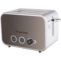 Russell Hobbs Distinctions 2 Slice Toaster Titanium 26432, Silver
