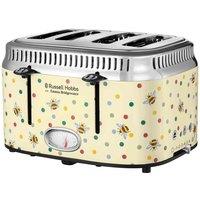Russell Hobbs Emma Bridgewater Bumblebee & Polka Dot 4 Slice Toaster 27250, Multi