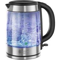 Russell Hobbs Illuminating Glass Kettle 1.7L 21600-10, Clear