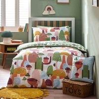 little furn. Little Furn Fun Guys Mushroom Toddler Duvet Cover Set Multi, Multi