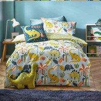 little furn. Little Furn Little Dinos Scandi Toddler Duvet Cover Set Blue And Green, Multi