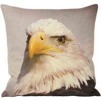 Paoletti Furn. Annika Floral Polyester Filled Cushion In Brick 50 X 50Cm, Grey
