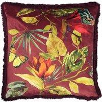 Paoletti Furn. Camfa Braided Jute Polyester Filled Cushion In Natural 43 X 43Cm, Multi