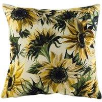 Evans Lichfield Prestigious Textiles Equinox Geometric Polyester Filled Cushion In Stone 43 X 43Cm, Yellow