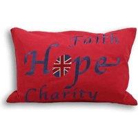 Paoletti Kai Faline Animal Jacquard Rectangular Polyester Filled Cushion In Clay 30 X 50Cm, Red