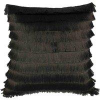 furn. Furn. Flicker Fringed Polyester Filled Cushion In Silver 43 X 43Cm, Multi