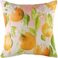 Evans Lichfield Wylder Galapagos Jacquard Piped Polyester Filled Cushion In Green 50 X 50Cm, Multi