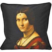 Paoletti Leonardo Self Portrait Polyester Filled Cushion In Multi 43 X 43Cm, Multi