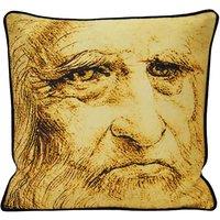 Paoletti Lotus Wool Polyester Filled Cushion In Black 43 X 43Cm, Gold