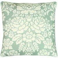 Paoletti Furn. Mika Leopard Polyester Filled Cushion In Blue And Terracotta 50 X 50Cm, Multi