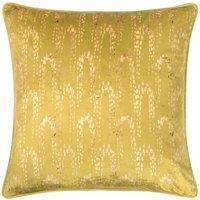 furn. Furn. Wisteria Velvet Polyester Filled Cushion In Gold 50 X 50Cm, Multi