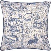 furn. Furn. Winter Woods Animal Chenille Polyester Filled Cushion In Taupe 50 X 50Cm, Multi