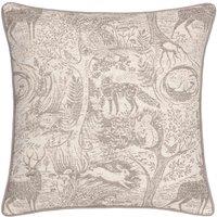 furn. Paoletti Zebra Foliage Printed Polyester Filled Cushion 50 X 50Cm, Multi