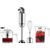 Dualit 700W 3-in1 Hand Blender Chopper & Whisk, Silver